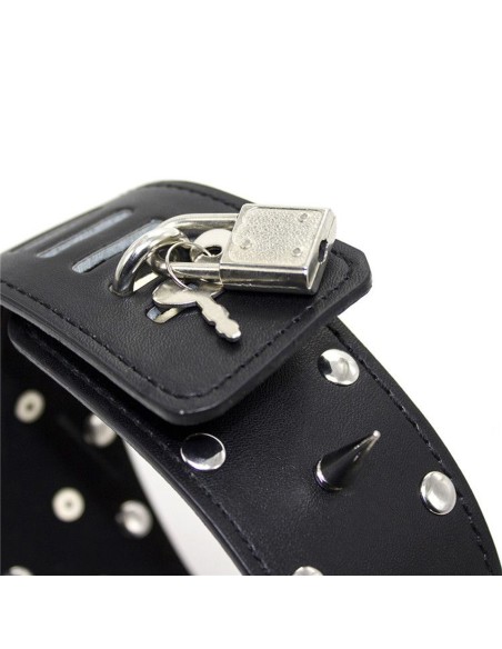Collare in pelle con punte - De Sade Shop
