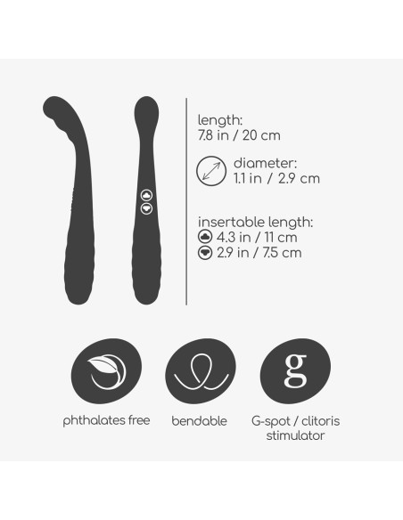 Vibratore Doppio Cura - De Sade Shop