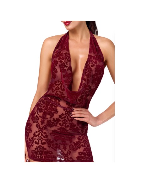 Mini Abito In Tulle Rosso - De Sade Shop