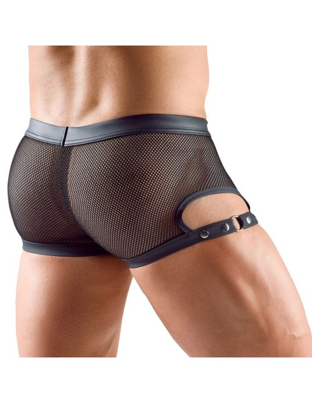 Boxer con Rete e Ecopelle - De Sade Shop