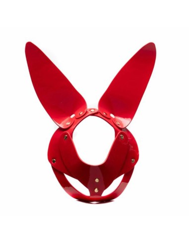 Maschera da Coniglio Lucida Rossa/Oro - De Sade Shop