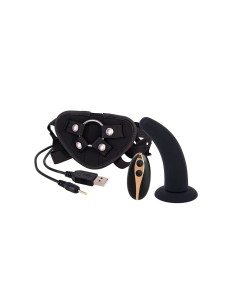 Strap-on Vibrante Nero - De Sade Shop 2