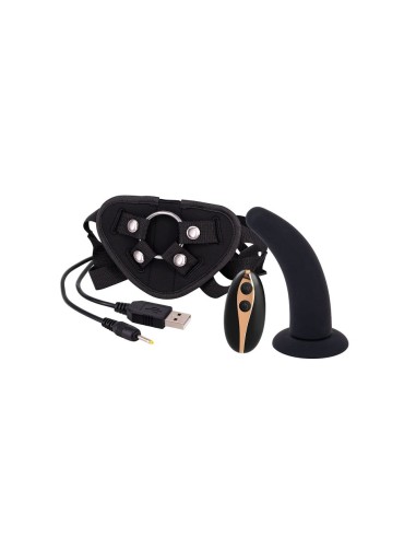 Strap-on Vibrante Nero - De Sade Shop