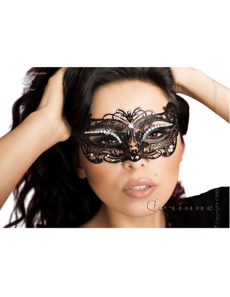 Maschera Metallo con Strass - De Sade Shop